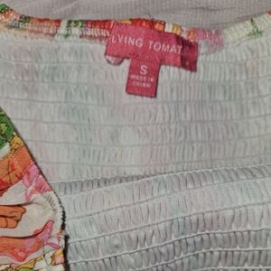 Colorful Smocked Top